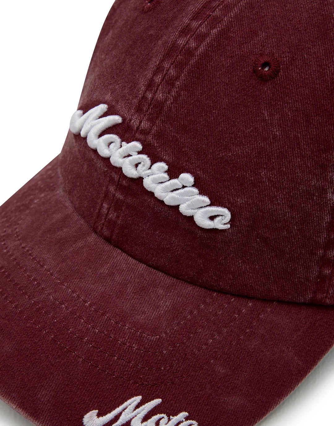Washed Dad Cap - Burgundy