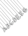 Cloud Letter Pendant - Silver by Walt