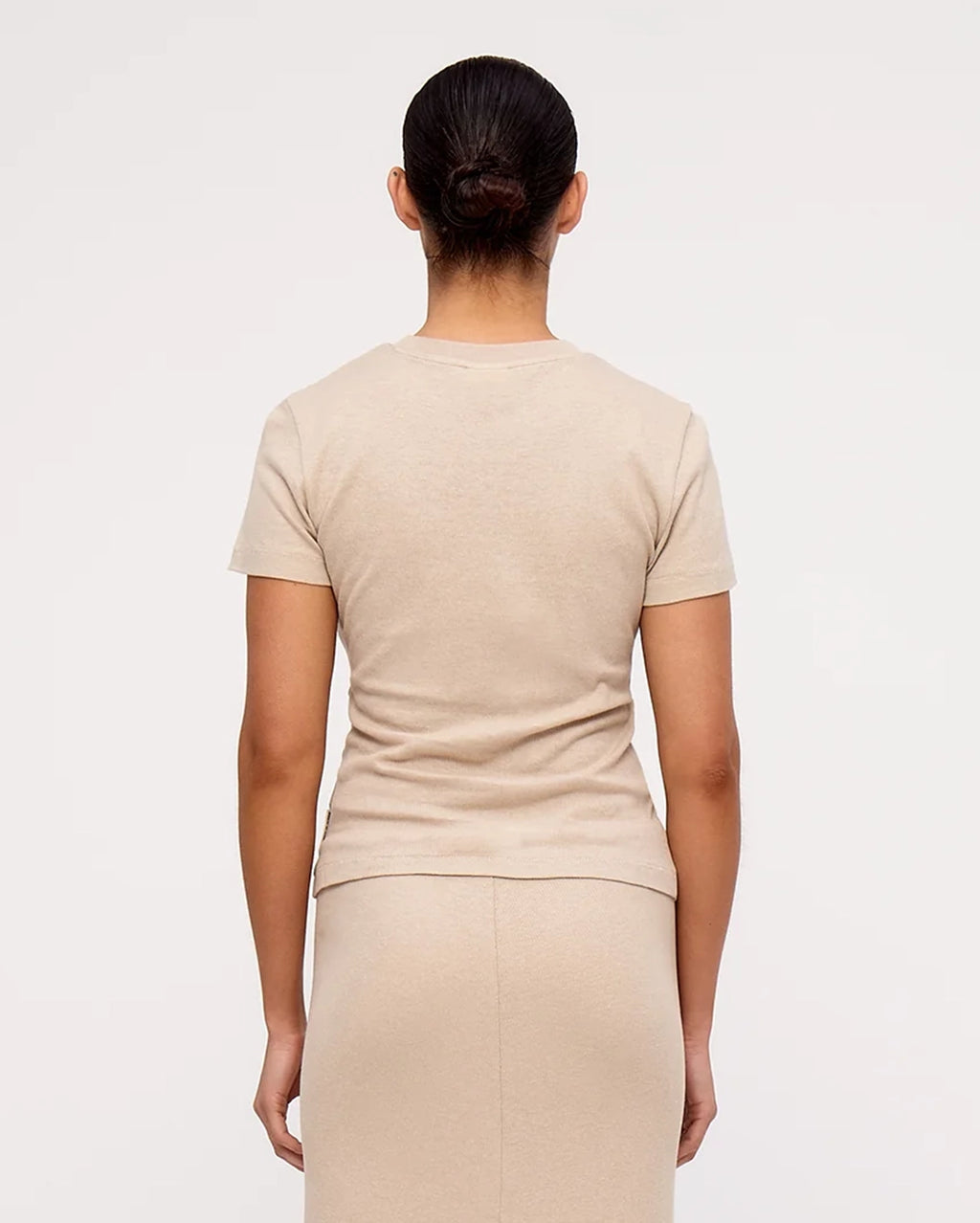 Husk Rib Hemp Jersey T-Shirt - Husk by Zulu and Zephyr - view 2