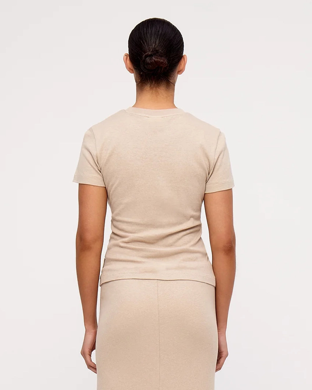 Husk Rib Hemp Jersey T-Shirt - Husk by Zulu and Zephyr - view 2