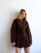 Bowery Dress - Choc by Commonplace Essentials