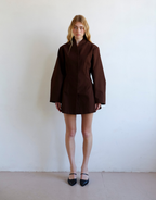 Bowery Dress - Choc by Commonplace Essentials - view 7