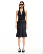 Solana Midi Dress - Onyx by Lioness - view 2