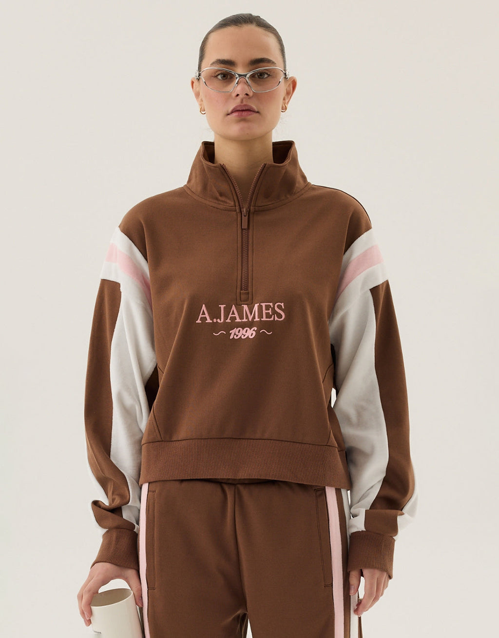 1996 Trackside Sweatshirt - Mocha by Araminta James - view 4