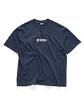 S Cube Mid Block Short Sleeve T-Shirt - Navy by S-Double