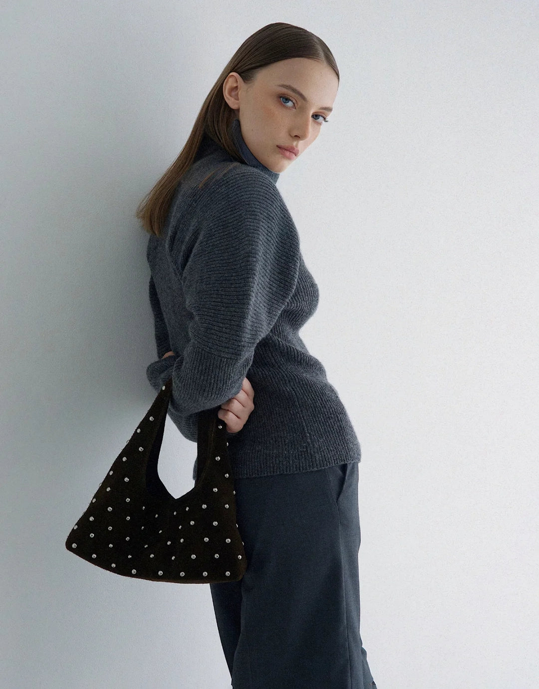 Sora Bag - Chocolate Suede