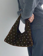 Sora Bag - Chocolate Suede by Feners - view 2
