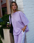 The Mason Tee - Lilac by Luna Lane