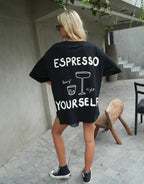 The Espresso Club T-Shirt by Luna Lane - view 4