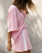 The Maya Mini Skirt - Pink by Luna Lane