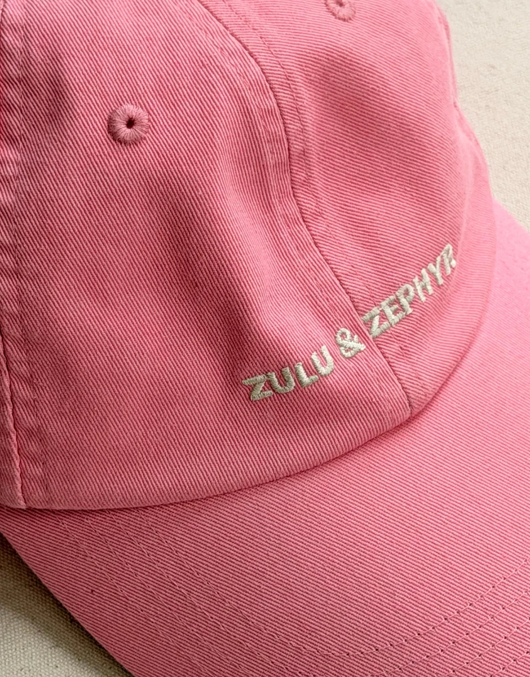 Zulu & Zephyr Canvas Cap - Pink