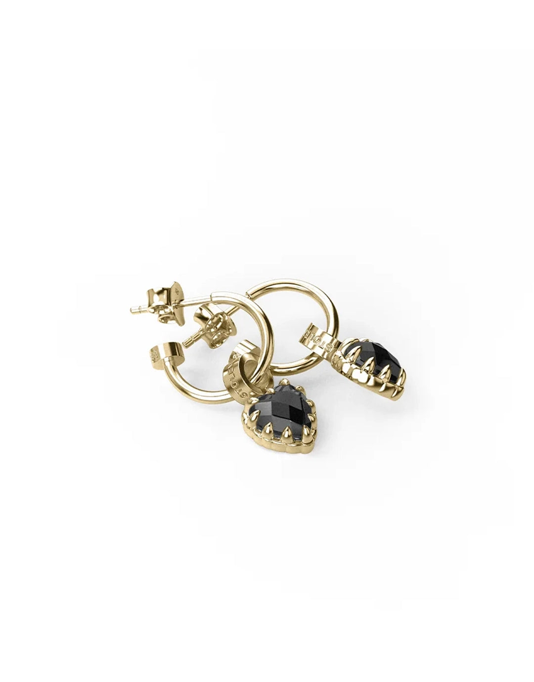 Love Anchor Earrings - Gold