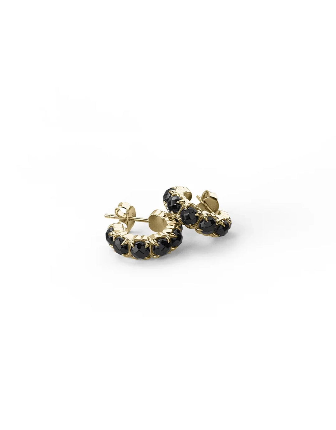 Halo Cluster Earrings - Gold
