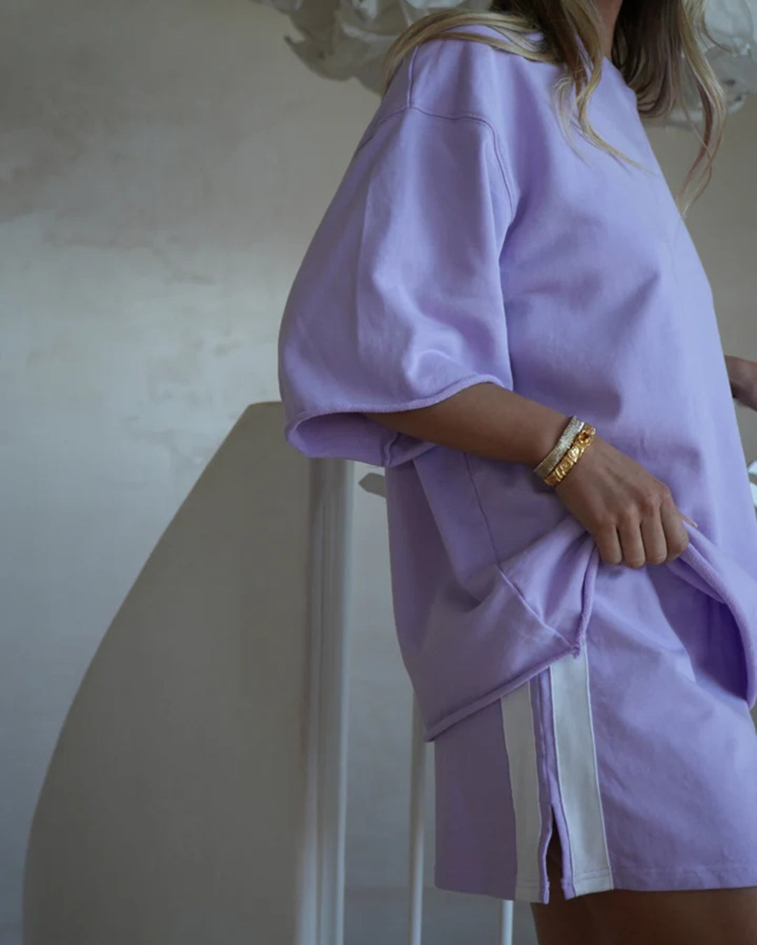 The Maya Mini Skirt - Lilac