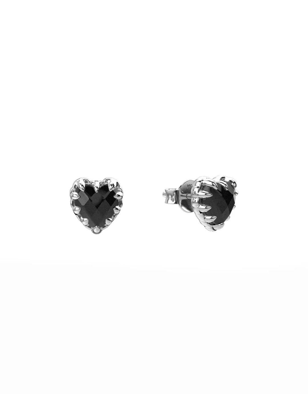 Love Claw Earrings - Silver