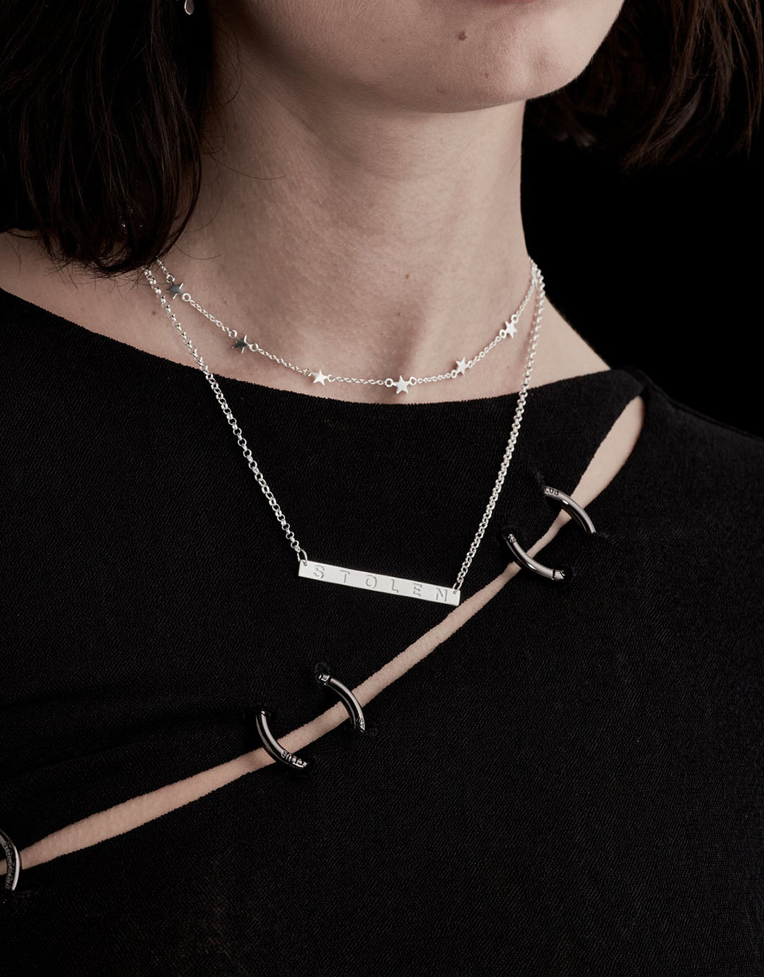Stolen Star Choker - Silver