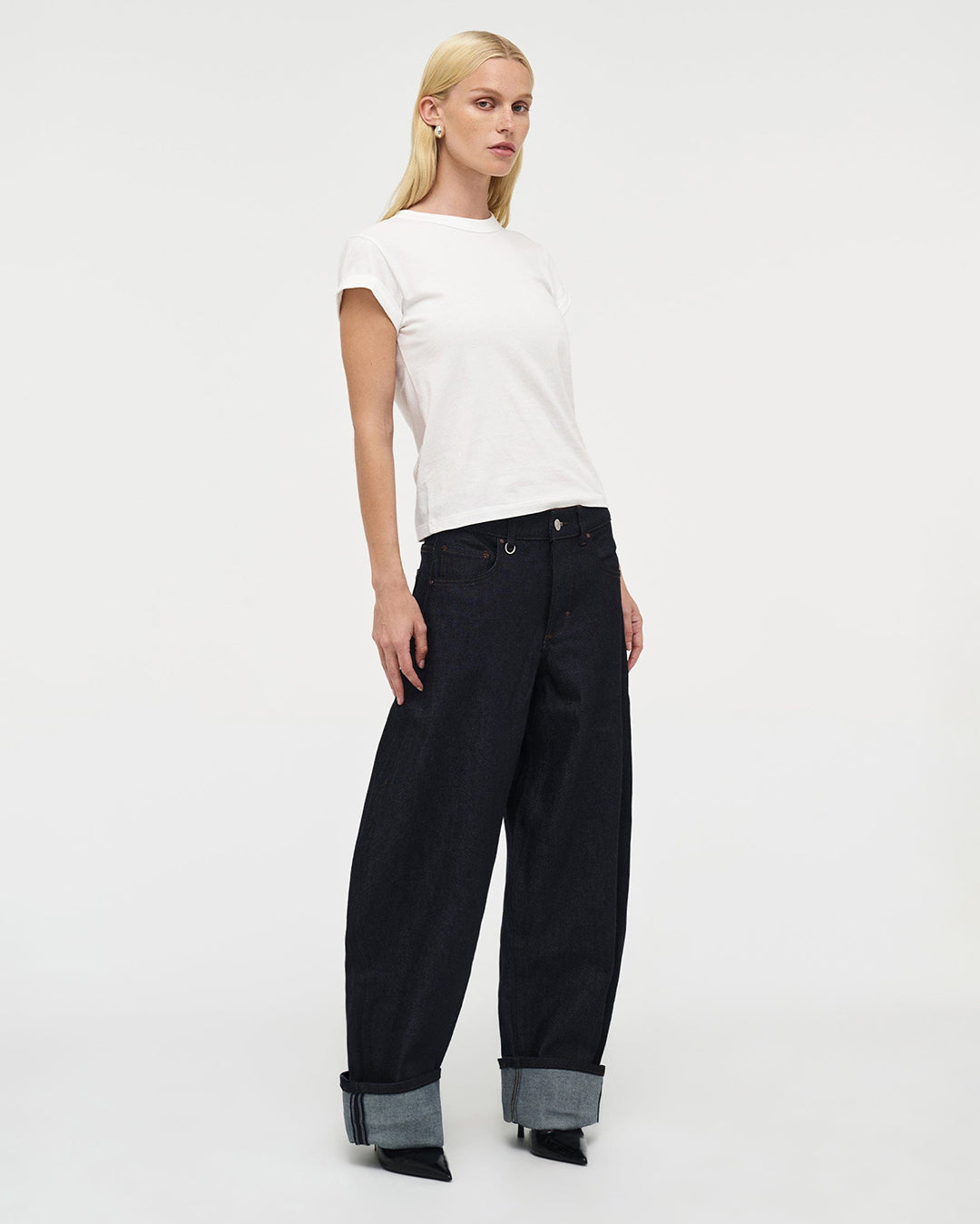 Nancy Resonate Barrel Jeans - Rinse Denim