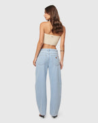 95 Kendall Barrell Denim Jeans Light Vintage Blue by Abrand - view 3