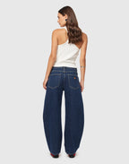 95 Tara Barrel Denim Jeans by Abrand - view 3