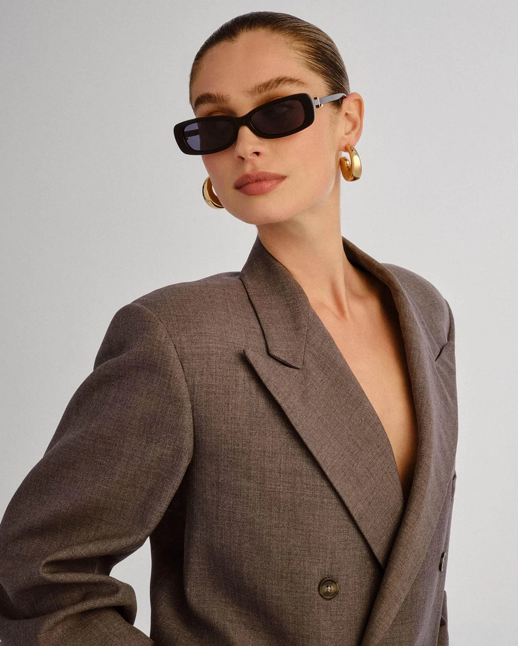 The Bella Sunglasses - Black by Luv Lou - view 2