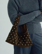 Sora Bag - Chocolate Suede by Feners - view 3