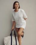 Ease T-Shirt - White by Commonplace Essentials