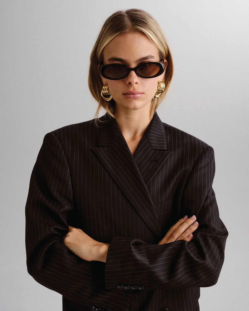 The Morgan Sunglasses - Black by Luv Lou - view 2