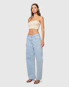 95 Kendall Barrell Denim Jeans Light Vintage Blue by Abrand - view 4