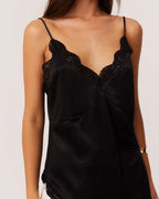 Toni Cami Top - Black by SNDYS - view 6