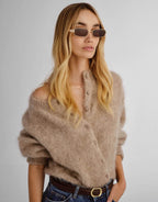 The Ryan Sunglasses - Gold by Luv Lou - view 4