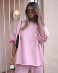 The Mason Tee - Pink by Luna Lane