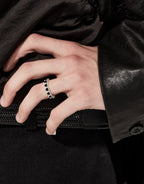 Love Claw Eternity Ring - Stirling Silver / Onyx by Stolen Girlfriends Club