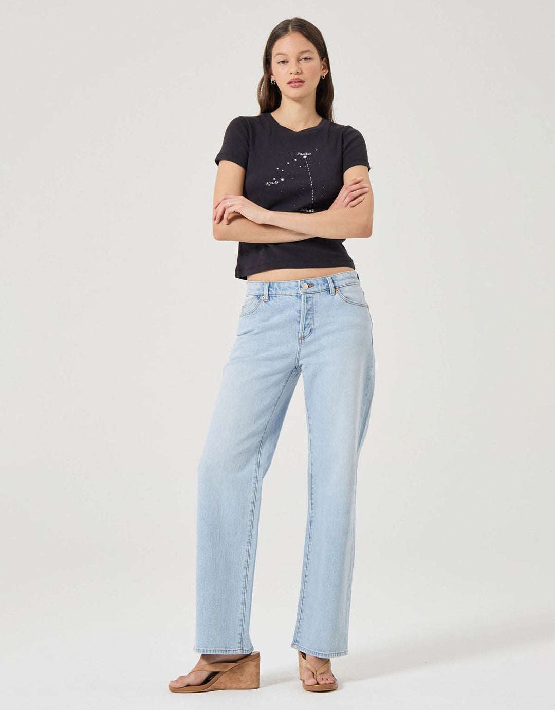 Heidi Low Denim Jeans - Breezy Blue