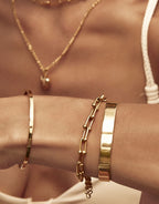 Natasha Gold Cuff by Arms of Eve - view 3