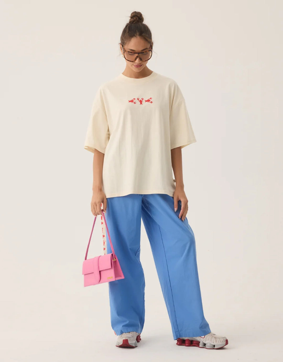 Lobster Oversized T-Shirt - Natural