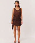 Mindy Wrap Top - Chocolate by SNDYS