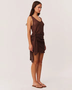 Mindy Wrap Top - Chocolate by SNDYS - view 2