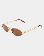The Paloma Sunglasses - Gold by Luv Lou - view 7