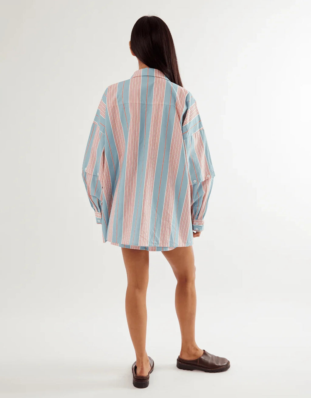 Eastern Skirt - Baby Blue / Pink