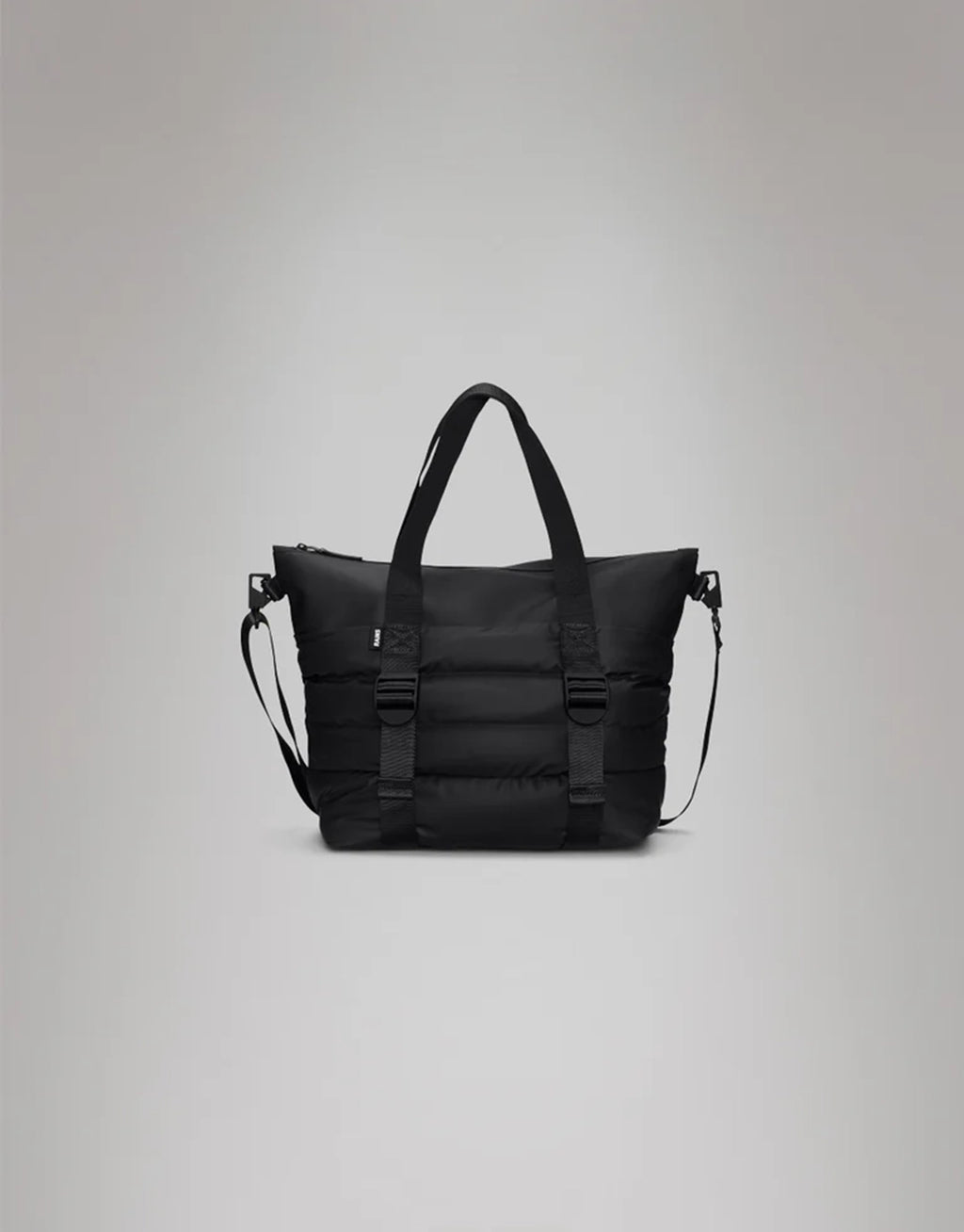 Puffer Mix Tote Bag Mini W3 - Black