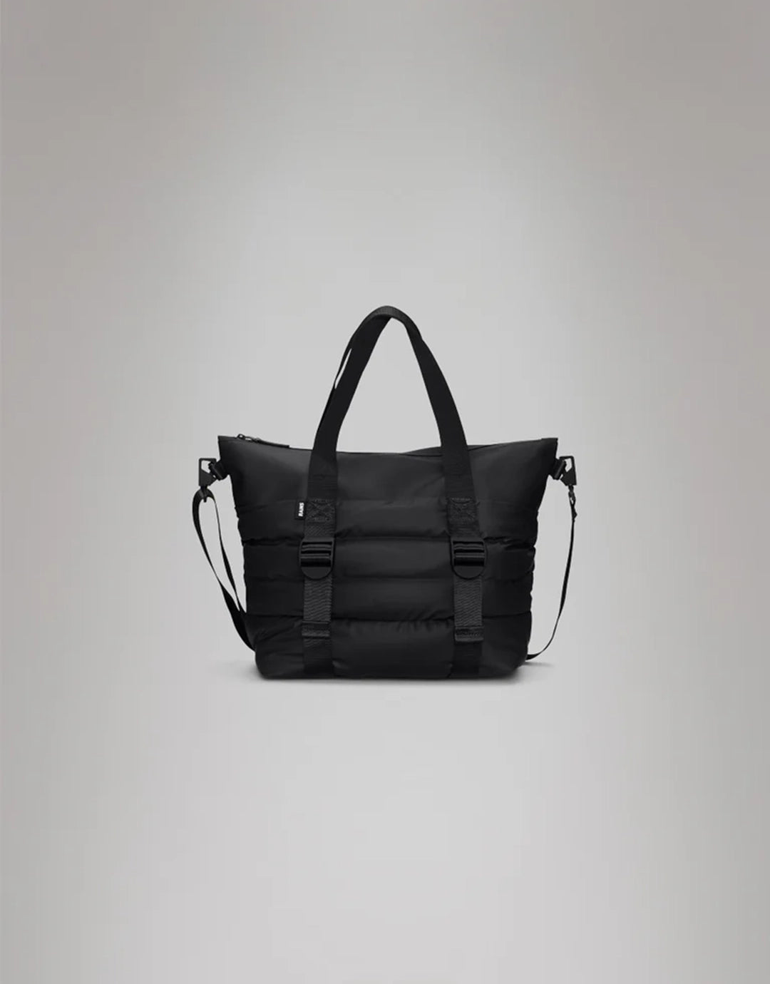 Puffer Mix Tote Bag Mini W3 - Black