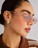 Numero Siete Sunglasses - Pink Salt by Le Specs Luxe - view 3