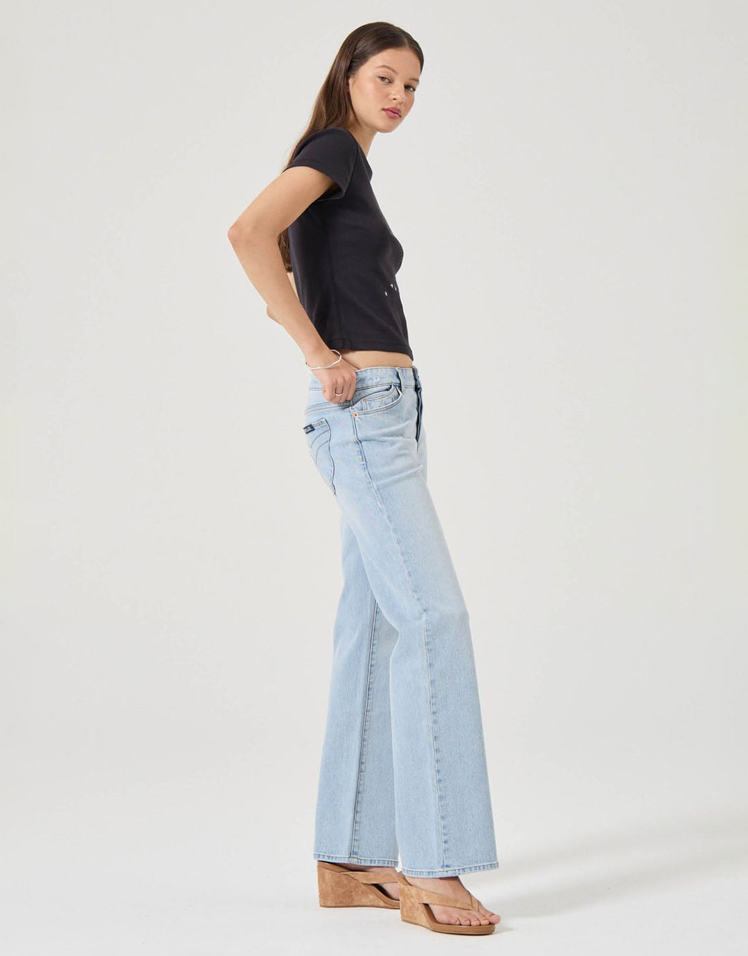 Heidi Low Denim Jeans - Breezy Blue