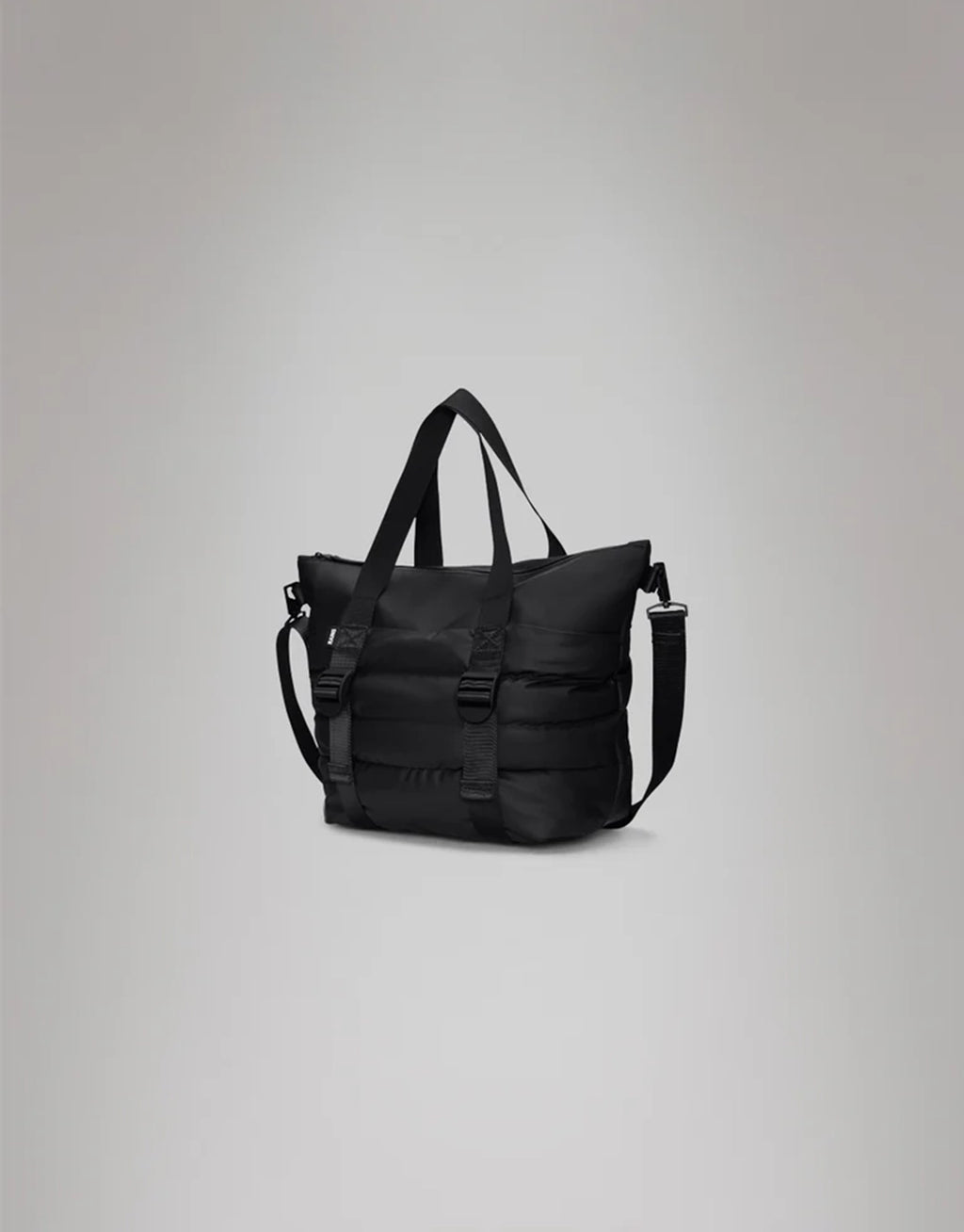 Puffer Mix Tote Bag Mini W3 - Black