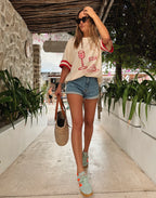 The Rose Tee by Luna Lane - view 3