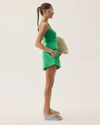 Cruise Dolphin Terry Short - Tropical Green by Araminta James - view 5