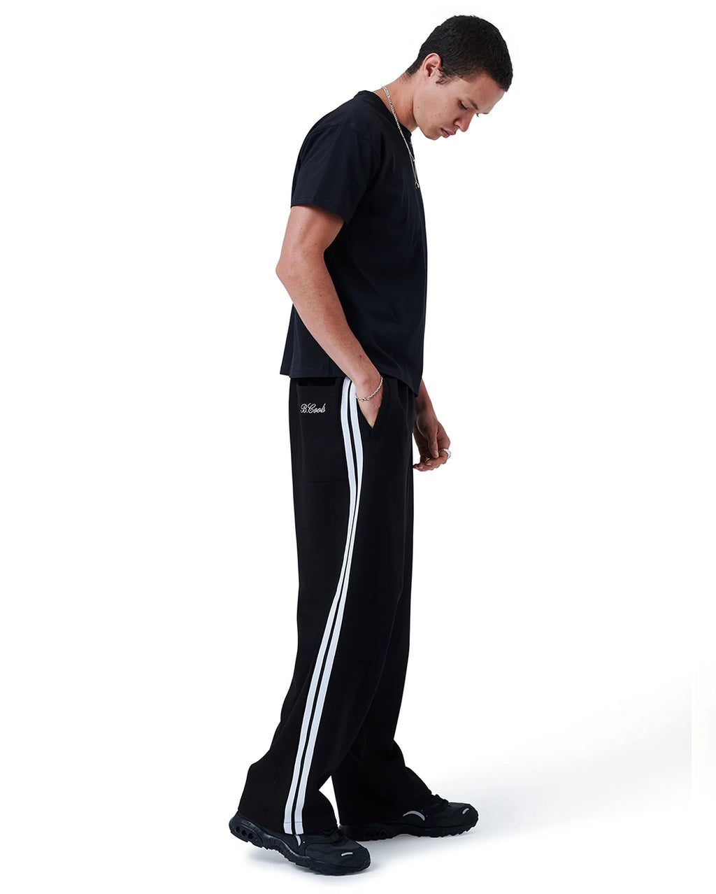 Track Pant - Black by Barney Cools - view 5