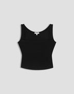 Luna Top - Black by Miaou - view 6