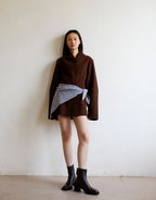 Bowery Dress - Choc by Commonplace Essentials - view 3