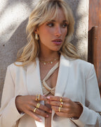 Angelia Necklace - Gold by Mountain and Moon - view 3